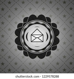 envelope icon inside dark badge