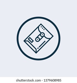 Envelope icon isolated on white background. Envelope icon simple sign. 