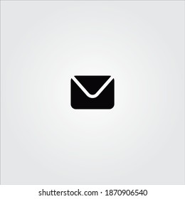 
icono de sobre aislado en fondo blanco
