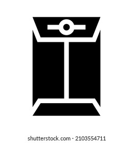 Envelope icon isolated on white background