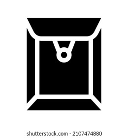 Envelope icon isolated on white background