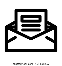 envelope icon isolated sign symbol vector illustration - high quality black style vector icons
