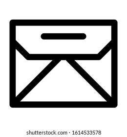 envelope icon isolated sign symbol vector illustration - high quality black style vector icons
