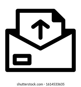 envelope icon isolated sign symbol vector illustration - high quality black style vector icons
