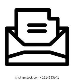 envelope icon isolated sign symbol vector illustration - high quality black style vector icons
