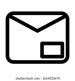 envelope icon isolated sign symbol vector illustration - high quality black style vector icons
