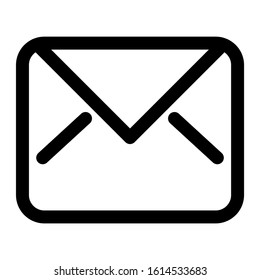 envelope icon isolated sign symbol vector illustration - high quality black style vector icons
