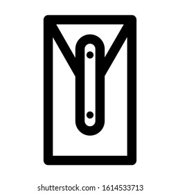envelope icon isolated sign symbol vector illustration - high quality black style vector icons
