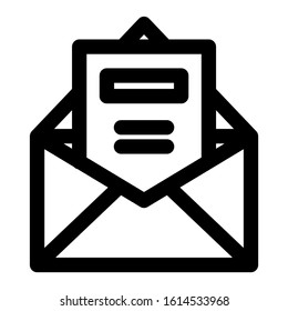 envelope icon isolated sign symbol vector illustration - high quality black style vector icons
