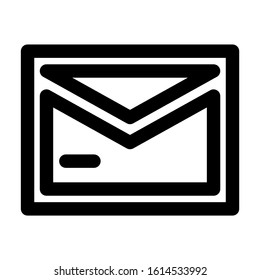 envelope icon isolated sign symbol vector illustration - high quality black style vector icons
