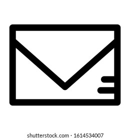 envelope icon isolated sign symbol vector illustration - high quality black style vector icons
