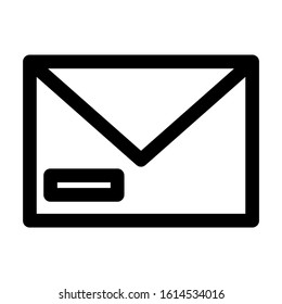 envelope icon isolated sign symbol vector illustration - high quality black style vector icons
