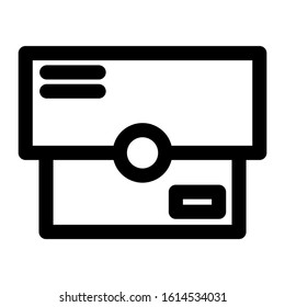 envelope icon isolated sign symbol vector illustration - high quality black style vector icons
