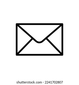 envelope icon with isolated vektor and transparent background