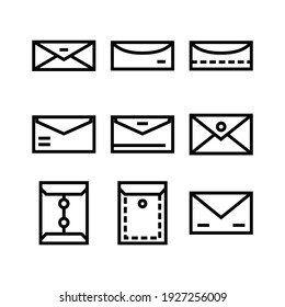 envelope icon or logo isolated sign symbol vector illustration - Collection of high quality black style vector icons
