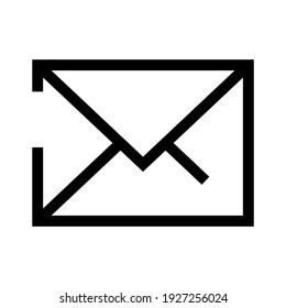 envelope icon or logo isolated sign symbol vector illustration - high quality black style vector icons
