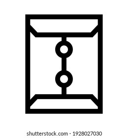 envelope icon or logo isolated sign symbol vector illustration - high quality black style vector icons
