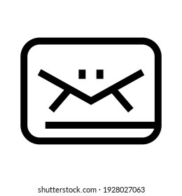 envelope icon or logo isolated sign symbol vector illustration - high quality black style vector icons
