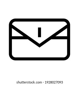 icono de sobre o logotipo símbolo de signo aislado ilustración vectorial de alta calidad estilo negro iconos vectoriales
