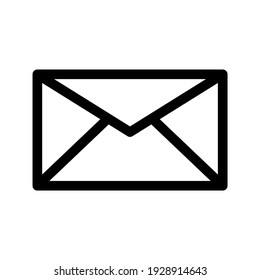 icono de sobre o logotipo símbolo de signo aislado ilustración vectorial de alta calidad estilo negro iconos vectoriales
