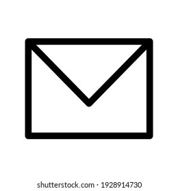 icono de sobre o logotipo símbolo de signo aislado ilustración vectorial de alta calidad estilo negro iconos vectoriales
