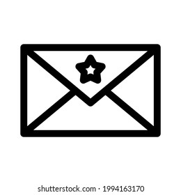 envelope icon or logo isolated sign symbol vector illustration - high quality black style vector icons
