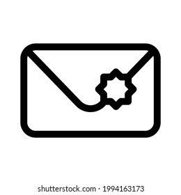 envelope icon or logo isolated sign symbol vector illustration - high quality black style vector icons
