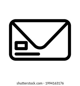 envelope icon or logo isolated sign symbol vector illustration - high quality black style vector icons
