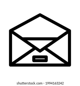 envelope icon or logo isolated sign symbol vector illustration - high quality black style vector icons
