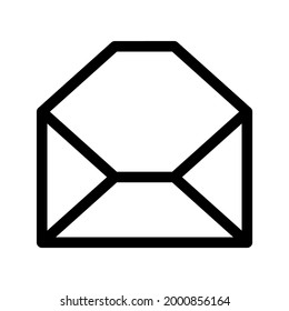 envelope icon or logo isolated sign symbol vector illustration - high quality black style vector icons
