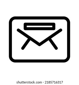 envelope icon or logo isolated sign symbol vector illustration - high quality black style vector icons
