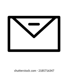 envelope icon or logo isolated sign symbol vector illustration - high quality black style vector icons
