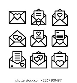 envelope icon or logo isolated sign symbol vector illustration - high quality black style vector icons
