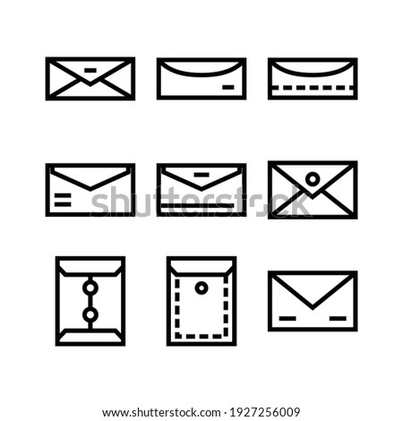 envelope icon or logo isolated sign symbol vector illustration - Collection of high quality black style vector icons
