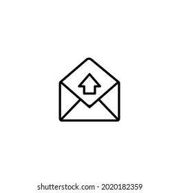 Icono de sobre, icono de correo, vector de signo de correo electrónico
