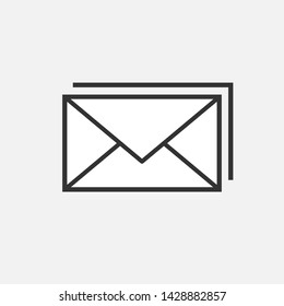 
Envelope Icon. Mail, Letter or E-mail Illustration As A Simple Vector Sign & Trendy Symbol for Design and Websites, Presentation or Mobile Application.