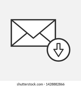 
Envelope Icon. Mail, Letter or E-mail Illustration As A Simple Vector Sign & Trendy Symbol for Design and Websites, Presentation or Mobile Application.