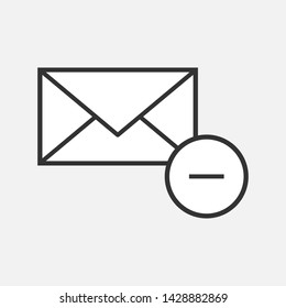 
Envelope Icon. Mail, Letter or E-mail Illustration As A Simple Vector Sign & Trendy Symbol for Design and Websites, Presentation or Mobile Application.