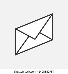 
Envelope Icon. Mail, Letter or E-mail Illustration As A Simple Vector Sign & Trendy Symbol for Design and Websites, Presentation or Mobile Application.