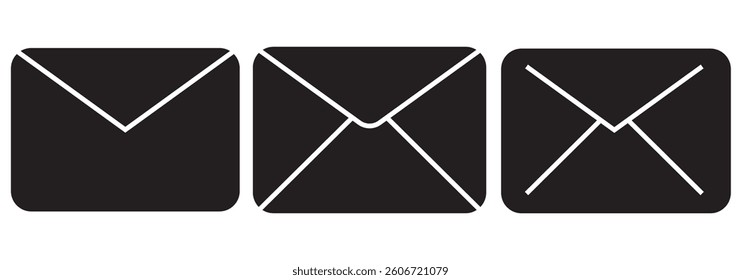 Envelope icon. Mail icon set. email icon vector. E-mail icon. Envelope illustration.