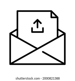 icono de sobre. señal de correo. Ilustración vectorial de iconos de envoltura de correo electrónico