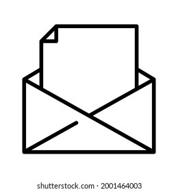 icono de sobre. señal de correo. Ilustración vectorial de iconos de envoltura de correo electrónico