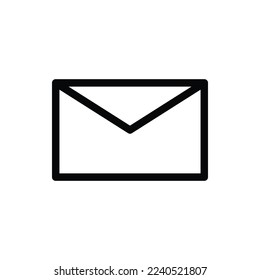 Icono sobre. Signo de vector de correo