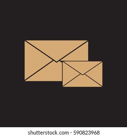 envelope icon. message