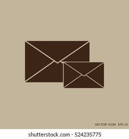 envelope icon. message email.