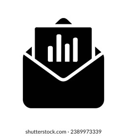 Envelope icon, message envelope, vector illustration isolated on white background  