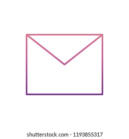 envelope icon in nolan style. One of Web collection icon can be used for UI, UX