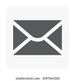 Envelope icon on white.