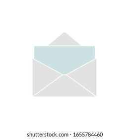 Envelope icon on a white background