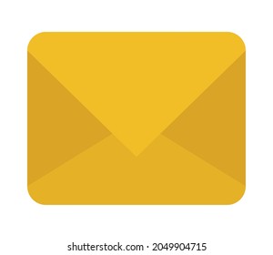envelope icon on white background